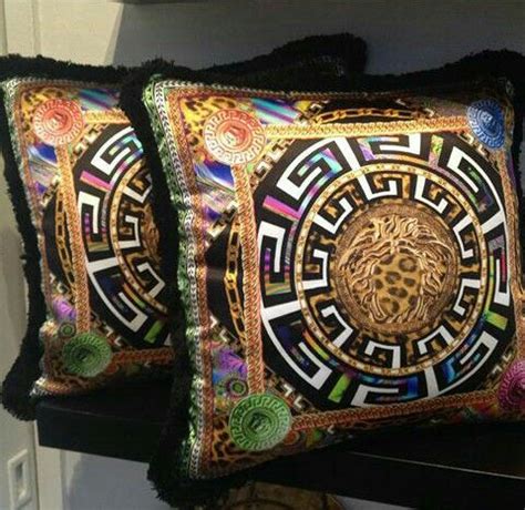 donatella versace silver pillow